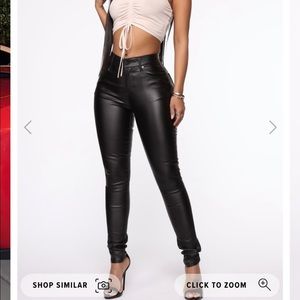 Fashion Nova Leather Pants